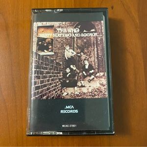 THE WHO MEATY BEATY BIG AND BOUNCY Greatest Hits Cassette 1980 Tested MCAC-37001
